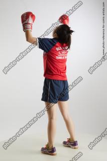 Box Poses Asian woman Aera